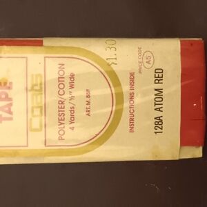 Red Polyester/Cotton Tape